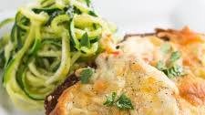 Low Carb Eggplant Parmesan with Zoodles