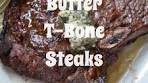 Marinated Herb Butter T-Bone Steaks. Full Recipe Here: https ...