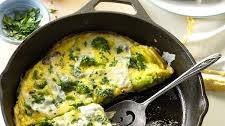 Mediterranean Broccoli & Cheese Omelet