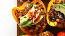 Mexican Quinoa Stuffed Peppers