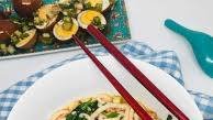 Miso Udon Noodles with Spinach and Tofu