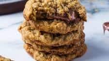 Nutella Oatmeal Cookies