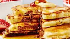 Nutella-Stuffed Pancakes