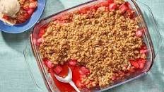 Old-Fashioned Strawberry-Rhubarb Crisp