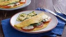 Omelette caprese