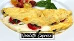 Omelette Caprese | Tomate Queso y Albahaca | Receta Keto ...