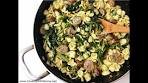 Orecchiette with Broccoli Rabe & Sausage - Italian-American ...