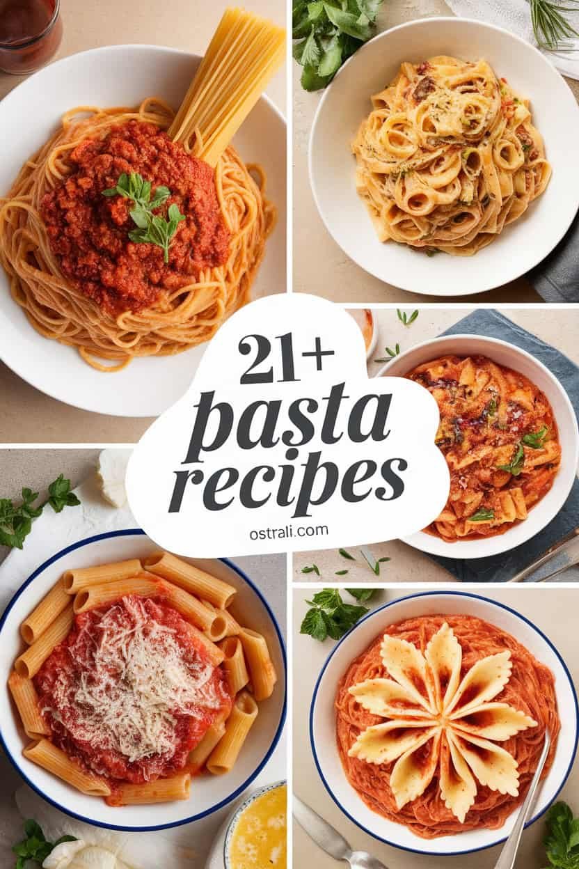 21+ Best Pasta Recipes You Need to Try for a Delicious Dinner Tonight!