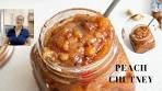 Peach Chutney | Spicy Peach Chutney Recipe