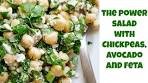 PowerHouse Salad With Chickpeas, Avocado And Feta