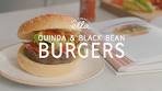 Quinoa & Black Bean Burgers | Deliciously Ella | Vegan