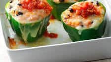 Quinoa & Black Bean Stuffed Peppers