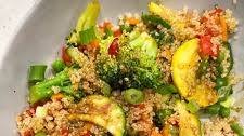 Quinoa Veggie Stir Fry with Teriyaki Sauce