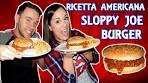 Ricetta Americana SLOPPY JOE BURGER (american street ...