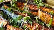 Roasted Eggplant with Miso Tahini