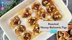 Roasted Honey-Balsamic Figs | Baked Figs With Goat Cheese