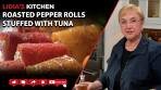 Roasted Pepper Rolls Stuffed with Tuna