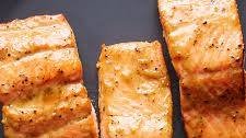 Roasted Salmon Glazed With Brown Sugar and Mustard