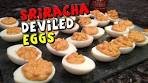 Spicy Deviled Eggs with Sriracha