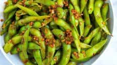 Spicy Garlic Ginger Edamame