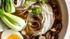 spicy miso udon soup