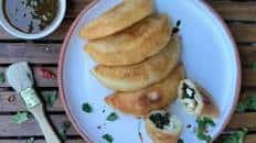 Spinach and Feta Cheese Corn Empanadas