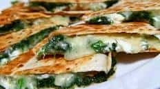 Spinach and Feta Quesadillas