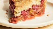 Straight-Up Rhubarb Pie