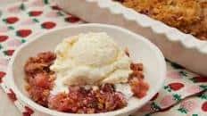 Strawberry Rhubarb Crisp