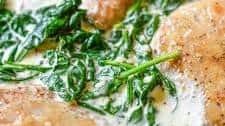 Super Easy Pheasant Florentine (Chicken Florentine)