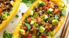 Taco Spaghetti Squash Boats