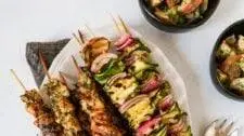 Triple Herb Chicken & Zucchini Skewers