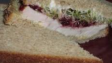 Turkey and Cranberry Sandwich