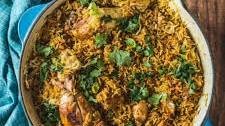 Uzbek chicken plov