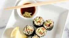 Vegetable Maki with Edamame