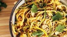 Vegetarian Zucchini Noodle Pad Thai