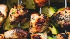 Zesty Herb Chicken and Veggie Skewers