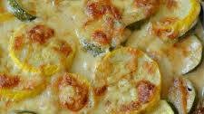 Zucchini and Yellow Squash Au Gratin