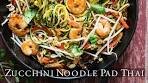 Zucchini Noodle Pad Thai - Zoodles Recipe