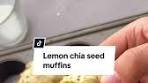 ✨Lemon Chia Seed Muffins (one bowl)✨ like, save, and follow ...