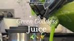 🥒 Green Goddess Juice 🥒 This is the perfect green juice for ...
