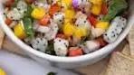 🥭 Mango Dragon Fruit Salsa 🥭 We promise this is only salsa ...