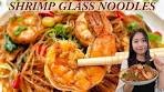 10-minute Stir-fry Soy Sauce Shrimp Glass Noodles🍤🍜A ...