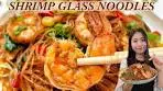 10-minute Stir-fry Soy Sauce Shrimp Glass Noodles🍤🍜A ...