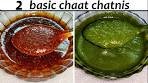 2 chutney for chaat recipes - Pani Puri, Bhel, Sev Puri | Green ...