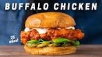 25 Minute Crispy Buffalo Chicken Sandwich (with Homemade ...