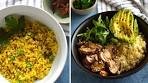 3 Cauliflower Rice Bowls (Vegan, Keto, Whole30, Paleo)