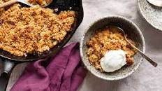3-Ingredient Skillet Apple Crisp