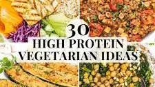 30 High Protein Vegetarian Meals