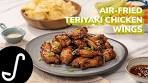 30 Minute Air-fried Teriyaki Chicken Wings Recipe